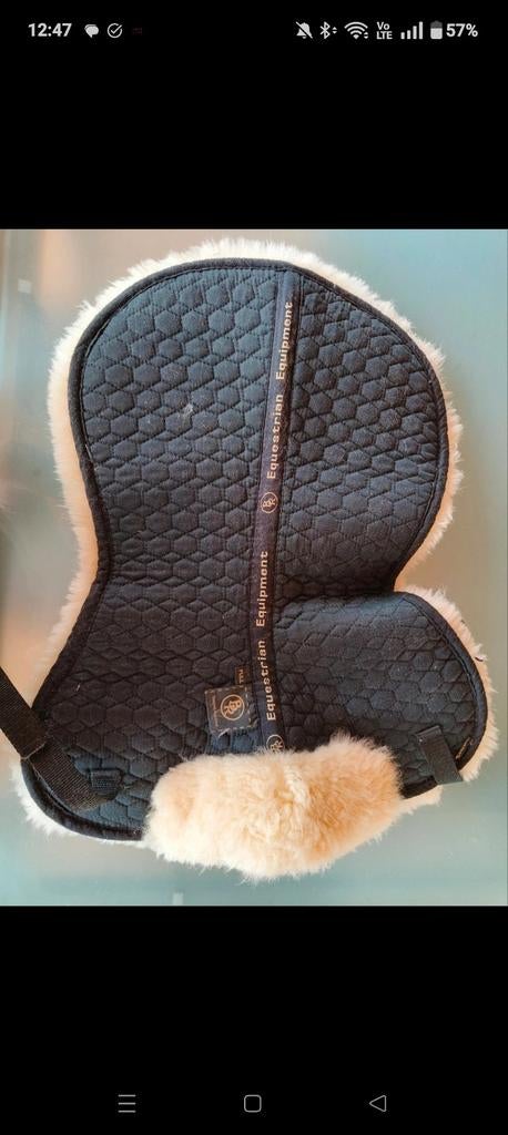 BR zadelonderlegger schapenvacht, Dieren en Toebehoren, Ophalen, Zo goed als nieuw