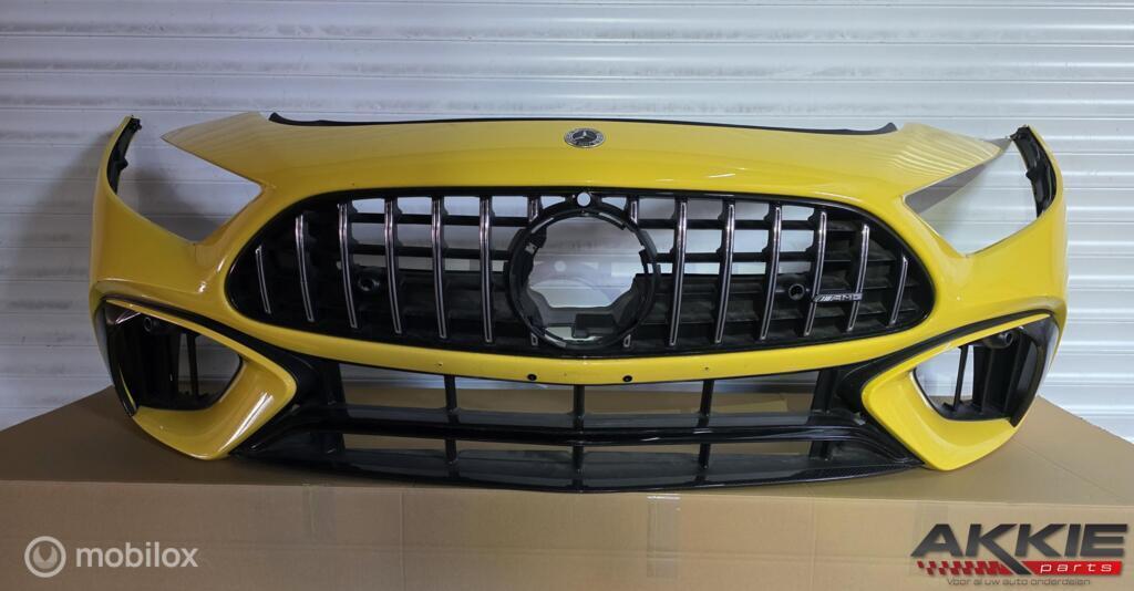 Mercedes SL 63 Bumper voor AMG CARBON W232 A2328858100, Auto-onderdelen, Gebruikt, Voor, Ophalen of Verzenden, Bumper