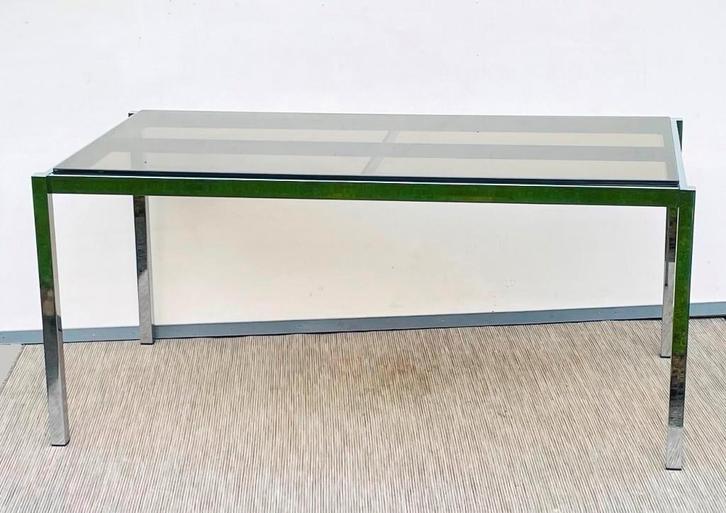 Table haute design moderniste # Vintage 70s # Eettafel, Maison & Meubles, Tables | Tables à manger, Comme neuf, 100 à 150 cm, 50 à 100 cm