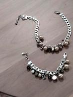 Ketting en armband van zilver Dyrberg/Kern, Handtassen en Accessoires, Kettingen, Ophalen of Verzenden, Zo goed als nieuw, Zilver