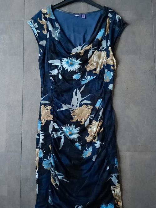 Blauwe, aansluitende jurk Mexx, small, perfecte staat, Kleding | Dames, Jurken, Zo goed als nieuw, Maat 36 (S), Blauw, Ophalen of Verzenden