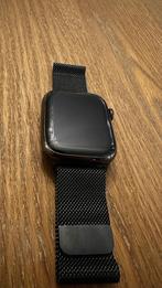 Apple Watch series 8 stainless steel 45mm, Ophalen, Gebruikt, Zwart, IOS