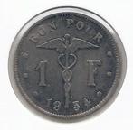 9788 * ALBERT I * 1 frank 1934 frans, Postzegels en Munten, Munten | België, Verzenden