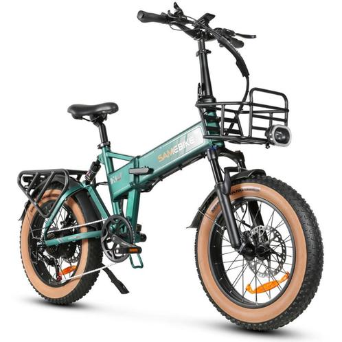 SAMEBIKE XWLX09-II 1000W/15Ah groene elektrische fiets, Sport en Fitness, Overige Sport en Fitness, Nieuw, Verzenden
