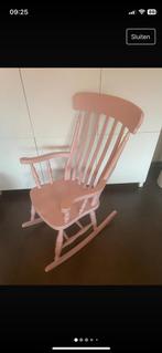 Roze schommelstoel voor mama en baby, Ophalen