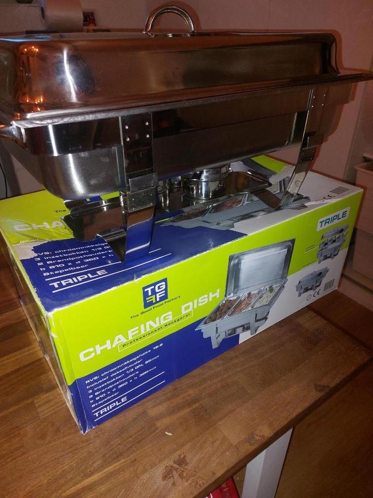 shavers, Huis en Inrichting, Keuken | Potten en Pannen, Zo goed als nieuw, Overige typen, Inox, Ophalen