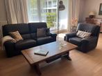Zeer kwalitatief lederen salon, donker bruin, Ophalen, Zo goed als nieuw, Leer