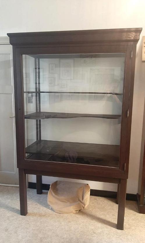 Vitrinekast, Huis en Inrichting, Kasten | Vitrinekasten, Gebruikt, 150 tot 200 cm, 100 tot 150 cm, 50 tot 75 cm, Met plank(en)