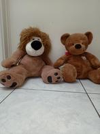 Grote teddybeer en leeuw in pluche, Verzamelen, Nieuw, Ophalen of Verzenden