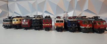  Set van 9 gebruikte locomotieven zonder doos — 40€ per st beschikbaar voor biedingen