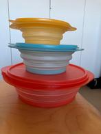 Tupperware potten samendrukbaar, Ophalen, Zo goed als nieuw, Rood, Bak of Kom