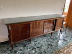 Vintage dressoir met marmeren tablet, Huis en Inrichting, Ophalen, Gebruikt