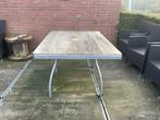 Tuintafel steenschot, Tuin en Terras, Tuintafels, Ophalen, Zo goed als nieuw, Rechthoekig, Hout
