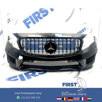 W156 GLA AMG BUMPER X156 VOORBUMPER ZWART WIT GRIJS PRE FACE beschikbaar voor biedingen