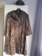echte bontjas met assorti hoedje maat L, Kleding | Dames, Jassen | Winter, Ophalen of Verzenden, Zo goed als nieuw, Maat 42/44 (L)