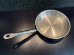 RVS ijzeren koekenpan 24cm in perfecte staat, Ophalen of Verzenden, Gebruikt, Gietijzer, Koekenpan of Braadpan