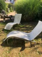 ligzetels wit, Tuin en Terras, Ligbedden, Ophalen, Rotan