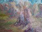 Modern schilderij M.VAN DEN BEMPT "Hooi", Ophalen of Verzenden