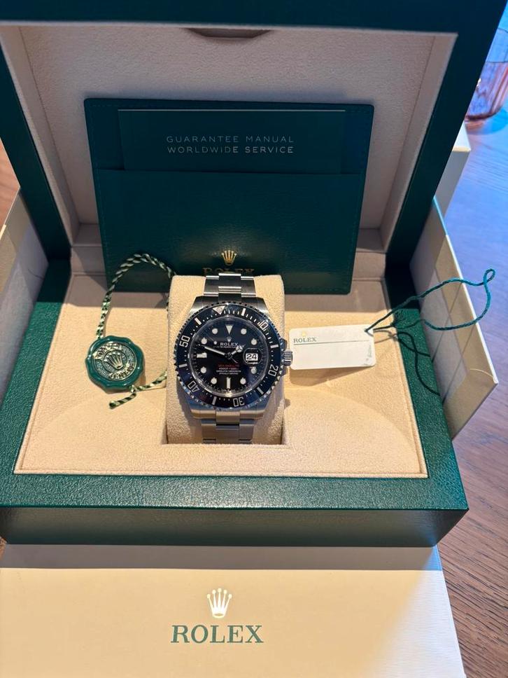 Rolex Sea Dweller RED ref.226600 full set, Handtassen en Accessoires, Horloges | Heren, Zo goed als nieuw, Rolex, Staal, Ophalen of Verzenden