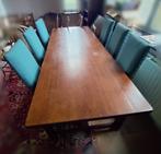 Table en chene + 6 chaises + 2 rallonges, Antiquités & Art, Enlèvement