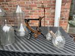 Lotje antiek glas  stolp (dubbel glas) ander glas, Antiek en Kunst, Ophalen