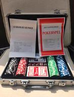 Pokerspel in metalen koffer, Hobby en Vrije tijd, Verzenden