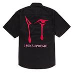 Supreme AOI Work Shirt, Kleding | Heren, Zwart, Ophalen of Verzenden, Zo goed als nieuw, Maat 46 (S) of kleiner