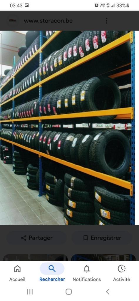 Rack pour pneus jantes, Zakelijke goederen, Kantoor en Winkelinrichting | Magazijn, Stelling en Opslag, Ophalen