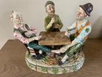 Capodimonte - kaartspelers - Porseleinen beeld, Antiek en Kunst, Antiek | Porselein, Ophalen of Verzenden