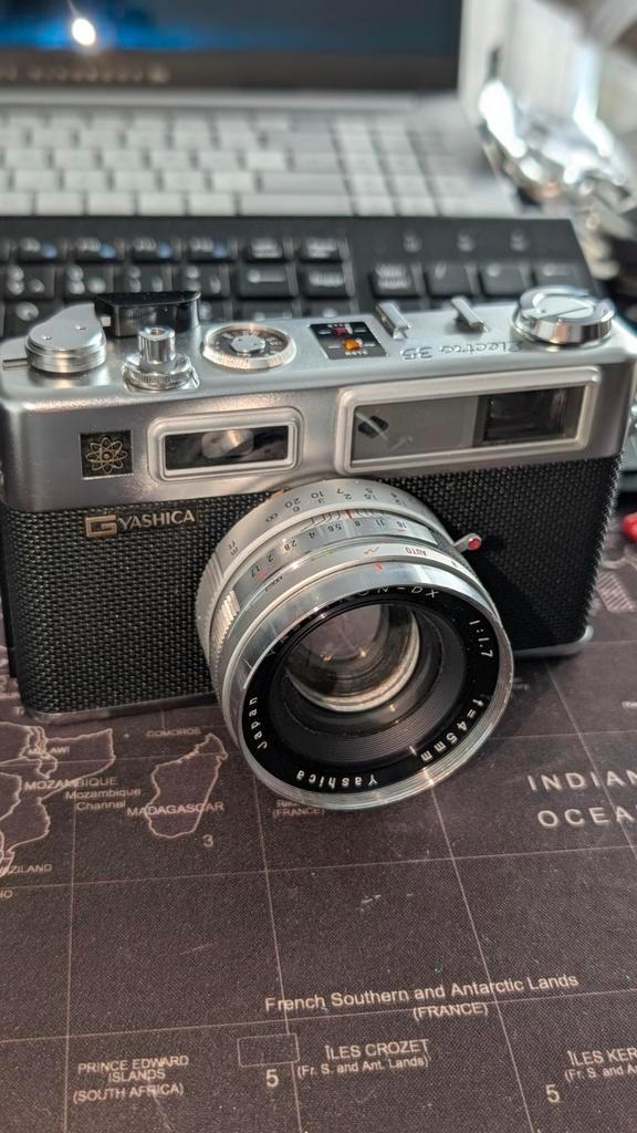 Yashica Electro 35 GS De Retro Telemetrie uit de jaren 70., Audio, Tv en Foto, Fotocamera's Analoog, Zo goed als nieuw, Ophalen of Verzenden