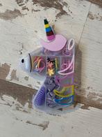Eenhoorndoosje met haaraccessoires, Handtassen en Accessoires, Kindersieraden, Ophalen, Nieuw