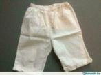Een mooi wit broekje maat 68, Fille, Utilisé, Enlèvement ou Envoi, Pantalon