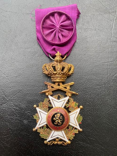 Lot 38: medaille Leopold 1 orde, Verzamelen, Militaria | Algemeen, Ophalen of Verzenden