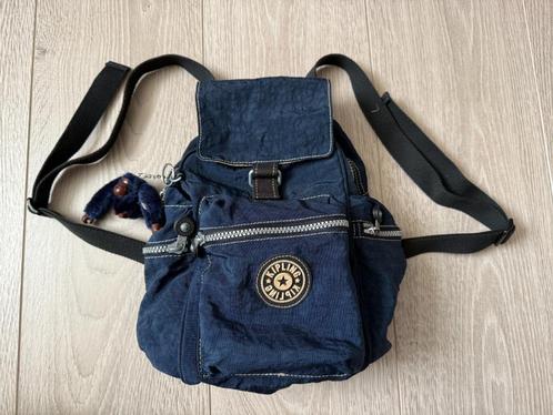 Blauw Rugzakje Kipling, Handtassen en Accessoires, Tassen | Rugtassen, Zo goed als nieuw, Kipling, 25 tot 40 cm, Minder dan 30 cm