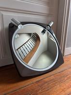 Space age kunststof spiegel met verlichting - ‘70, Huis en Inrichting, Woonaccessoires | Spiegels, Ophalen, Zo goed als nieuw