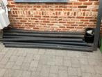 15 zwarte buizen 1,9m, Doe-het-zelf en Bouw, Buizen en Afvoer, Ophalen, Gebruikt, Overige typen, Minder dan 2 meter