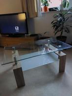 glazen tafel, 1meter lang, 80cm breed, 48 cm hoog, Nieuw, Ophalen of Verzenden