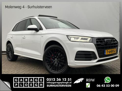 Audi Q5 3.0 TDI 286pk Quattro Sport S Line Black Edition Pan, Auto's, Audi, Bedrijf, Q5, 4x4, ABS, Airbags, Alarm, Bluetooth, Boordcomputer