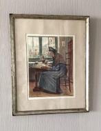 Schilderij , gouache van Edgard Breyne (1887-?), Antiek en Kunst, Ophalen of Verzenden