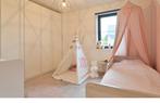 Bedhemel dusty pink met piekstok, Ophalen, Zo goed als nieuw, Klamboe