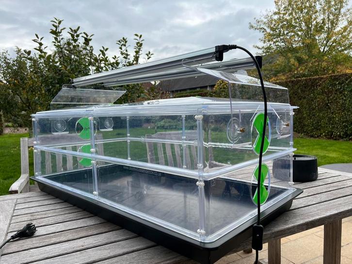 Vitopod propagator 100w - 24cm+15cm hoogte-in perfecte staat, Tuin en Terras, Kassen, Gebruikt, Ophalen
