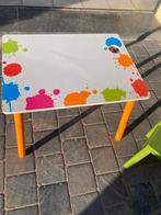 Tafeltje met houten stoeltje voor kleuters, Ophalen, Gebruikt