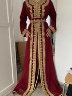 Caftan Bordeaux doré, Kleding | Dames, Gelegenheidskleding, Ophalen, Zo goed als nieuw