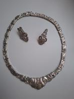 Collier et boucles d'oreilles, Handtassen en Accessoires, Kettingen, Ophalen, Zo goed als nieuw, Zilver, Zilver