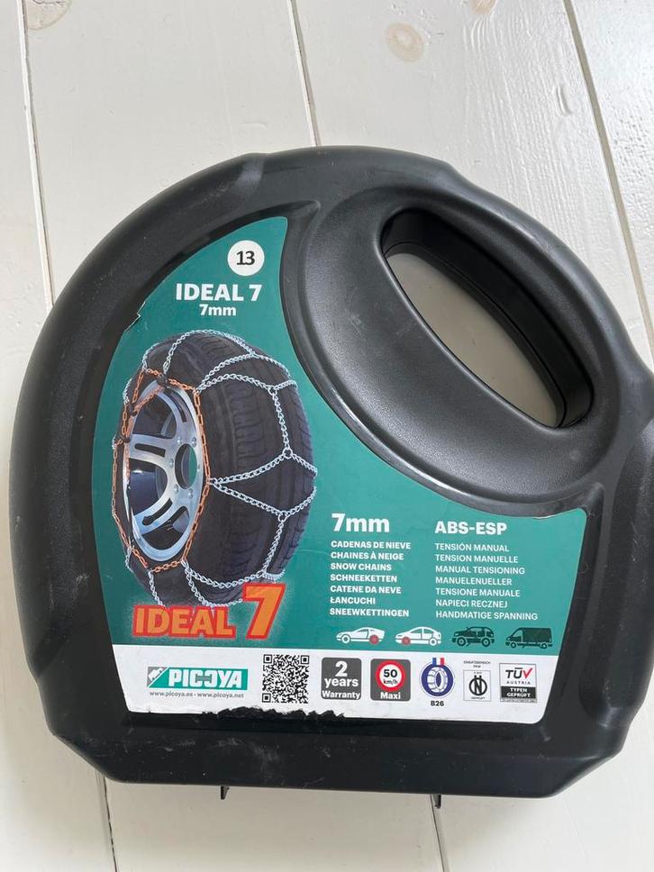 Sneeuwkettingen Picoya IDEAL 7 – maat 13, Auto diversen, Sneeuwkettingen, Zo goed als nieuw, Ophalen