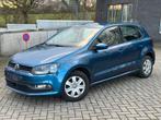 VW Polo 2015 1.0i 75pk/Euro 6B/ gekeurd voor verkoop, Voorwielaandrijving, Stof, Blauw, 5 deurs