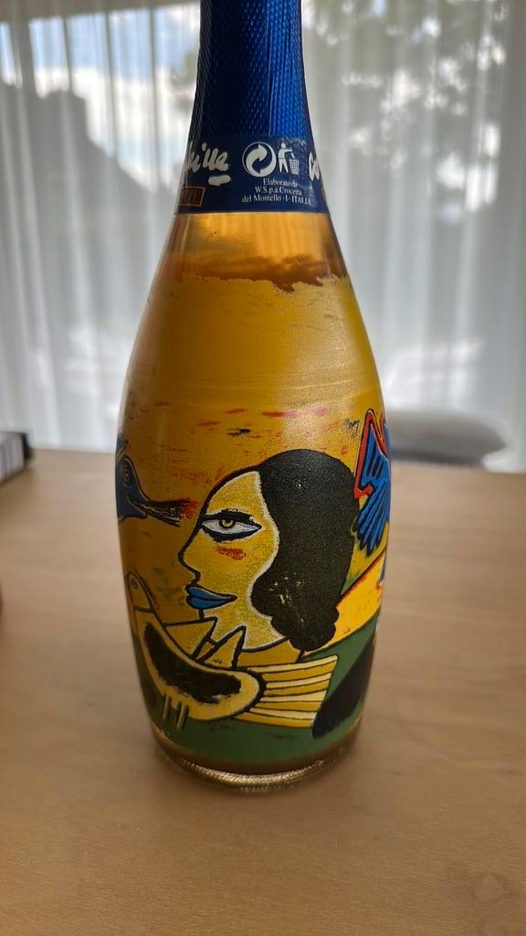 Fles champagne Coneille, Verzamelen, Wijnen, Ophalen