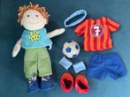 HABA pop LuKas 32cm met muisje en extra kledingset voetbal, Kinderen en Baby's, Speelgoed | Poppen, Overige typen, Ophalen of Verzenden