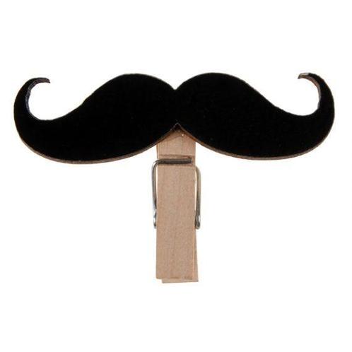 Lot 60 moustaches ardoise Pince à linge bois marque place, Hobby & Loisirs créatifs, Articles de fête, Neuf, Enlèvement