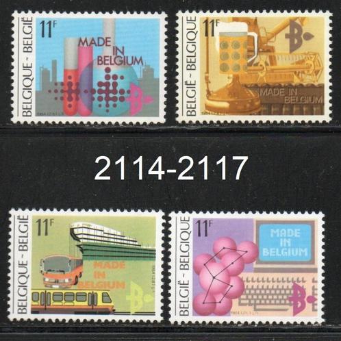 Timbres neufs ** Belgique N 2114-2117, Timbres & Monnaies, Timbres | Europe | Belgique, Non oblitéré, Enlèvement ou Envoi